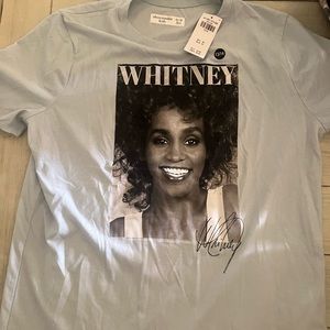 New Abercrombie T-shirt Whitney Houston